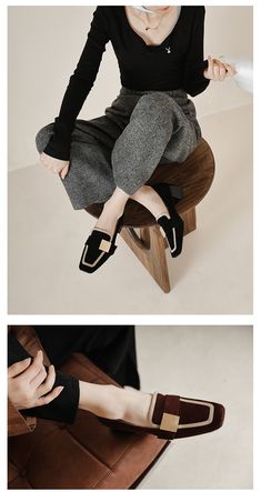 Block Heel Loafers, Loafers Shoes, Ladies Shoes, Heeled Loafers, Loafer Shoes, Block Heels, Rubber Sole, Heel Height, Shoes Heels