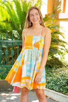 New – Red Clover Mix Of Colors, Island Vibes, Back Design, Summer Outfits Women, Beach Dress