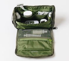 Thoughtfully created to complement your travel experience, each compartment in the Dopp kit was designed to maximize space while keeping you organized. With 11 total pockets, there's plenty of space to keep toiletries intact -- including full-size bottles. From augustnoa. Portable Travel Cosmetic And Toiletry Storage, Functional Portable Cosmetic And Toiletry Storage For Travel, Functional Cosmetic Bag For Organization, Portable Functional Travel Cosmetic Storage, Portable Functional Cosmetic And Toiletry Storage For Travel, Functional Portable Cosmetic And Toiletry Storage, Practical Portable Travel Accessories For Organization, Functional Travel Cosmetic And Toiletry Storage, Functional Green Cosmetic Bag