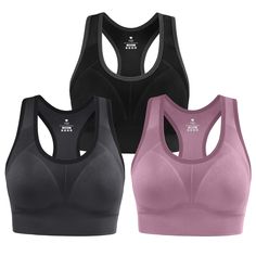 PRICES MAY VARY. Material & Design: IUGA Sports bra, made of 90% NYLON & 10% SPANDEX, features breathable mesh that allows air to get through your body and absorb moisture. This kind of sports bra for women has ultra light weight and great coverage to hide the under arm fat bulging. Fabulously Comfortable: Removable pads & Wide straps make IUGA sports bra super supportive for any impact sports, and offer a natural look and ultimate comfort. They also help in Balance or Minimize Breasts Movement Under Arm Fat, Sports Bra Design, Workout Bra, Best Sports Bras, High Impact Sports Bra, Yoga Sports Bra, Padded Sports Bra, Racerback Sports Bra, Yoga Bra