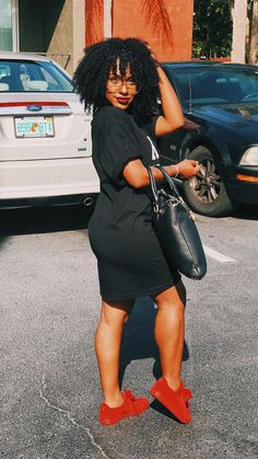 Date Night Outfit Black Woman Sneakers, Casual Date Night Outfit Sneakers, Dresses With Sneakers Black Women, Dress With Sneakers Black Women, Night Outfit Casual, Date Night Outfit Casual, Dress And Sneakers, Dress For Chubby, Stylish Business Outfits