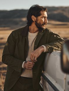 Mens Outdoor Style, Venice Beach Los Angeles, Buck Mason, Hunting Jacket, Mens Fashion Rugged, Hunting Jackets, Photoshoot Themes, Men's Jackets