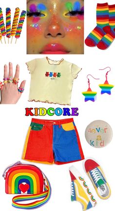 kidcore Outfit | ShopLook Kidcore Dress, Where To Buy Kidcore Clothes, Kidcore Aesthetic Outfits, Kidcore Aesthetic Fashion, Kidcore Oc, Kidcore Outfit Overalls, Kidcore Clowncore Outfits, Kidcore Style, Kidcore Outfit