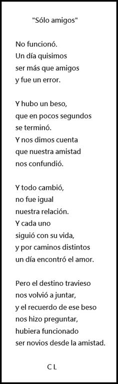 a black and white poem with words in spanish