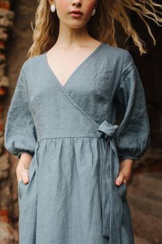 Wrap Dress With Ruffles For Brunch, Brunch Wrap Dress With Ruffles, Elegant Wrap Dress With Ruffles, Ruffled Wrap Dresses For Brunch, Wrap Dresses With Ruffles For Brunch, Ruffle Wrap Dress For Brunch, Brunch Wrap Dresses With Ruffles, Balloon Sleeves Dress, Elegant Wrap Dress