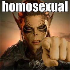 a woman pointing at the camera with text that reads homosexualityexnal, and an image of