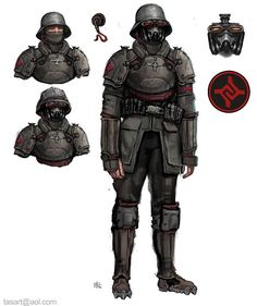 the concept art for star wars character designs