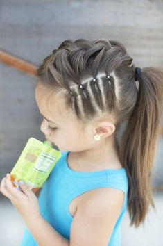 Girls Braids, Hairstyles For School, Hair Dos, Bridesmaid Hair