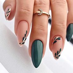 Valentine Nails, Colorful Nails, Green Nail, Her Nails, Orange Nails