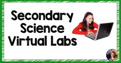 Secondary Science Virtual Labs - Science Lessons That Rock Astronomy Activities, Online Teacher, Science Labs, Virtual Teaching, 7th Grade Science, Biology Labs, High School Biology, Secondary Science