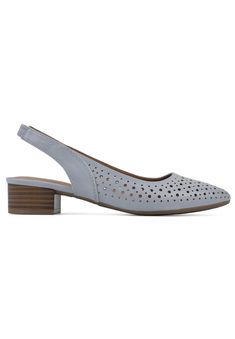 The Boronic low heeled slingback from White Mountain Shoes is versatile and stylish. The perforated design, slingback strap, and low heel is perfect for any Fast Shop, Platinum Credit Card, Mountain Shoes, White Mountain Shoes, Slingback Heels, Gift Card Number, Heeled Sandal, Woman Within, White Mountain