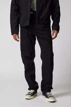 Levi’s® 550 Relaxed Fit Jean | Urban Outfitters Men’s Black Jeans, Levis 550 Jeans Outfit, Black Levi Jeans Outfits, Straight Cut Jeans Outfit, Black Jeans Outfit Mens, Levi Jeans Outfit, Mens Black Jeans, Vibe Outfits, Black Jeans Boys