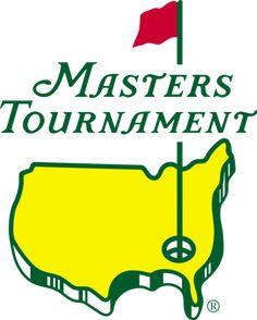 the masters golf tournament logo is shown on an iphone screen, and it appears to be displayed