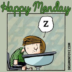 Happy Monday Z - Cartoon character Peppermint Patty asleep at her desk at school Snoopy Comics, Cartoon Strip, Peanuts Characters, Snoopy Pictures, Joe Cool, Peppermint Patties, Snoopy Love