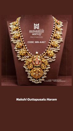 Nakshi Guttapusalu, Gold Haram Designs, Pretty Gold Necklaces, Target Jewelry, Jewellery Beads, Black Beads Mangalsutra Design, Gold Jewelry Simple Necklace, Beautiful Gold Necklaces