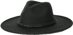 Black Leather Hat Bands For Winter, Elegant Leather Fedora For Fall, Elegant Leather Hat For Fall, Black Fitted Leather Hat, Elegant Leather Felt Hat For Fall, Fitted Black Leather Hat, Black Leather Felt Hat With Short Brim, Trendy Adjustable Leather Hat, Chic Wide Brim Leather Hat