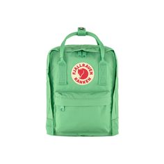 Kånken was created in 1978 to help prevent back problems among Swedish school children and, since then, has become one of Fjällräven's most appreciated products. The Mini-version is suitable for small children as well as for full grown adults who are looking for a small backpack. It is perfect for carrying a change of clothes for preschool or food on an outing, and as a smart everyday bag for books, water bottles, fruit and more. The shoulder straps are long and adjustable and fit both small and Fjallraven Kanken Mint, Fjallraven Kanken Mini, Popular Backpacks, Fjällräven Kånken, Apple Mint, Kanken Mini, Backpack Free, Mini Apple, Small Backpack