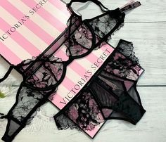 #ad Premium Victoria�s Secret LUXE 2 Piece Set Unlined Demi Bra Cheeky panty Black, Fashion Bra Bra Outfit, Fashion Bra, Victorias Secret Set, Victoria Secret Outfits, Vs Bras, Cute Bras, Victoria Secret Lingerie, Bra Panty, Demi Bra