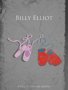 a book cover with two pairs of boxing gloves on top of each other and the title billy elliot