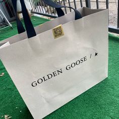 Brand New Golden Goose Shopping Bag Cream Shopping Bags Suitable As Gift Bags, Golden Goose, Black Cream, Womens Tote Bags, Paper Shopping Bag, Brand New, Cream, Women Shopping, Black