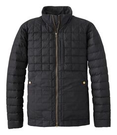 Men's L.L.Bean Upcountry Waxed Cotton Down Sweater | Insulated Jackets at L.L.Bean Midweight Weatherproof Puffer Jacket For Fall, Insulated Quilted Jacket For Fall Outdoor, Padded Collar Outerwear For Hiking In Fall, Midweight Cotton Outerwear For Fall, Classic Fall Puffer Jacket For Outdoor, Classic Fall Outdoor Puffer Jacket, Cotton Puffer Jacket For Outdoor Fall Activities, Sweater Cotton, Hunting Jackets