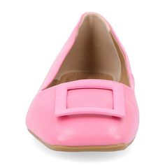 The Zimia flats from Journee collection are so timeless and stylish you'll want to wear them everywhere. With its luxe vegan leather, hardware detail, and soft square toe, this style is sure to become a favourite. A 4 mm tru comfort foam insole makes them super comfortable and supportive even on long days. Features: ComfortClosure Type: Slip-OnFootwear Technology: Memory Foam InsoleUpper/Outer Base Material: 100% PolyuretheneShoe Lining Material: PolyurethaneSole Material Content: 100% Polyureth Square Toe Flats, Target Clothes, Dress Flats, Closed Toe Shoes, Square Toe Heels, Leather Hardware, Journee Collection, Ballet Flat Shoes, Slip On Shoes