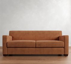 Ashby Leather Sofa (67"-89") | Pottery Barn Ranches Living, Classic Sofa, Kiln Dried Wood, Leather Sectional, Uneven Floor, Pottery Barn Teen, Bench Cushions, Rubber Wood, Top Grain Leather