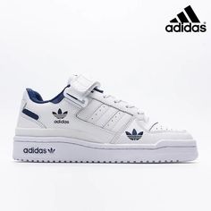 Forum Lows Adidas, Adidas Low Forum White, Adidas Forums Low, Adidas Forum White, Adidas Forum Blue, Unique Shoes Sneakers, Tenis Adidas Forum Low, Adidas Blue Shoes, Aesthetic White Shoes