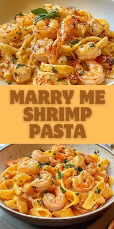 Shrimp And Bacon Pasta Recipes, Shrimp And Perogies, Shrimp Sauce For Pasta, Shrimp And Marinara Recipes, Shrimp Peppers Pasta, 30 Minute Pasta Meals, Breaded Shrimp Pasta, Tortellini With Shrimp Recipes