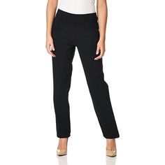 The Women's Super Stretch Millennium Pull-On Straight Leg Pant is the ultimate in comfort and style. Made with a super stretch fabric, these pants provide a comfortable fit that moves with you throughout the day. The pull-on design eliminates the need for zippers or buttons, making them easy to put on and take off. The straight-leg cut is both classic and on-fashion, making them perfect for any occasion. Specifications: Fabric Type: 78% Rayon, 19% Nylon, 3% Spandex Care Instructions: Machine Was Versatile Relaxed Fit Elastane Pants, Comfort Stretch Full Length Pants With Pull-on Style, Comfort Stretch Full Length Pull-on Pants, Elastane Pull-on Pants, Pull-on Elastane Pants, Comfort Stretch Tapered Leg Pants With Pull-on Style, Comfort Stretch Pull-on Pants With Tapered Leg, Comfort Stretch Pull-on Tapered Leg Pants, Comfort Stretch Tapered Leg Pull-on Pants