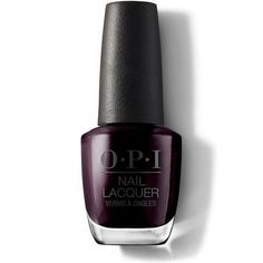 Deliciously dark black-red. Size: 0.5 oz. Opi Nail Colors, Nagellack Trends, Facial Sunscreen, Opi Nail Lacquer, Opi Nail Polish, Fragrance Set, Antiperspirant Deodorant, Fall Nail Colors, Cream Eyeshadow