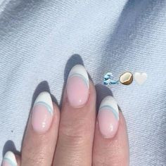 Beachy Nails, Casual Nails, White Nail