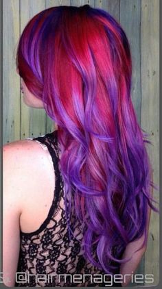 Purple Dyed Hair, Hair Color Red, Dyed Hair Pastel, Ombre Blond, Hair Color Crazy, Beautiful Hair Color, Super Hair, Hair Color Purple, Trendy Hair Color