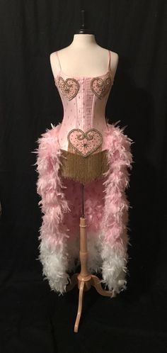 Pick Size XS-3X-Sateen Inspired Pink Showgirl Saloon Girl | Etsy Pink Showgirl Aesthetic, Pink Drag Outfit, Burlesque Dancer Costume, Burlesque Movie Costumes, Costume Designer Aesthetic, Burlesque Outfit Classy, Pink Pony Club Outfit, Burlesque Costumes Halloween