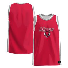 Hit a slam dunk by adding this ProSphere Basketball Jersey to your Marist Red Foxes collection. The bold graphics and sleek design will ensure everyone knows you're one of the school's biggest fans. Don't let generic clothing be the reason your game-winning assist turns into a turnover. When you add this piece to your wardrobe, it'll be a great way to add more flair to your outfits and proudly rep your Marist Red Foxes. Casual University Red Basketball Shoes For Sports, Throwback Basketball Shoes For Sports Season, Red Basketball Shoes For Sports Season, Red Foxes, Be The Reason, Sports Uniforms, Slam Dunk, Bold Graphics, Red Fox