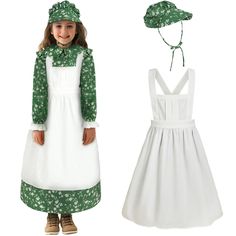 PRICES MAY VARY. include： one printed dress one White apron and one hat Colonial girls dress Featuring floral prints paired with a white apron and Flower print bonnet Available in blue yellow and green for selection This pioneer dress reproduces the classic attire of the colonial era, inspired by traditional costumes of that era, suitable for historical events and related themed partie This prairie dress girls is very suitable for many events such as Colonial Day school dramas stage performances Pioneer Costume, Drama Stage, Pioneer Dress, White Apron, Prairie Dress, Dress Girls, Historical Events, Printed Dress, Girls Dress