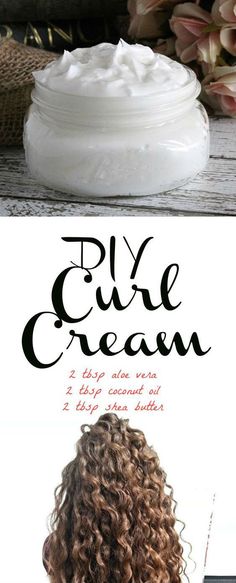 Diy Curl Cream, Types Of Curls, Natural Beauty Tips, Diy Health, Hair Cream, Beauty Recipe