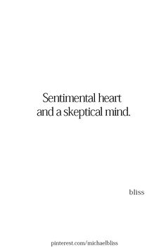 a white book cover with the words sentimental heart and a skeptical mind