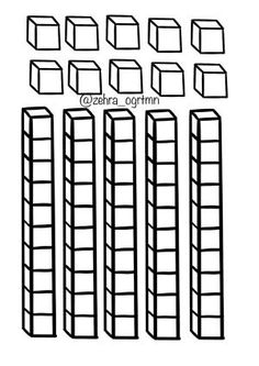 the different sizes and shapes of boxes for each type of object, including one with four sides