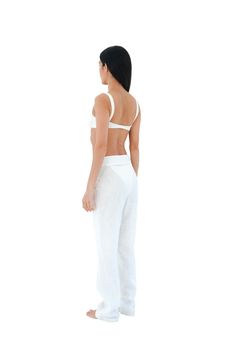 Classic lightweight trouser designed to be worn your way. With adjustable side buttons, the Remi trousers are best noted for their effortless versatility. Style the look on the first button for a low rise, relaxed feel or button up the sides for an accentuated high waist hourglass silhouette.Pair with our matching Remi tops, wear over your favorite swimwear or style the set, as is. features: - classic relaxed silhouette - front slip pocket - zip fly fastening - adjustable side tabs on the waistb Hourglass Silhouette, Trouser Design, Linen Trousers, Look On, High & Low, Low Rise, That Look, High Waist, Button Up