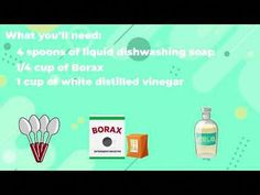 an ad for borax soap with the words what you'll need