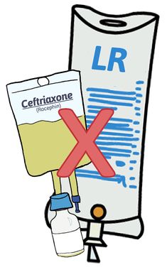 a carton of lr next to a bottle of liquid with the letter lr on it