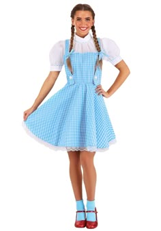 PRICES MAY VARY. Classic Dorothy Look: Step into the magical world of Oz with this Women's Dorothy Costume. The iconic blue and white gingham dress with attached petticoat and lace hem ruffle captures the timeless look of Dorothy Gale, perfect for Halloween, cosplay, or Wizard of Oz-themed events. Comfortable & Stylish: Crafted from 100% polyester, this dress is designed to be both comfortable and durable. The built-in petticoat adds volume, while the soft fabric ensures you stay comfortable whe Wizard Of Oz Dorothy Costume, Gingham Dress Outfit, Dorothy Costume, Wizard Of Oz Dorothy, Dorothy Wizard Of Oz, Blue Gingham Dress, Plus Size Costume, Girls Blue Dress, Blue Gingham