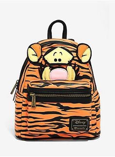 Loungefly Disney Winnie The Pooh Tigger Mini Backpack Sac Michael Kors, Disney Bags Backpacks, Tigger Disney, Tigger Winnie The Pooh, Winnie The Pooh Tigger, Cute Mini Backpacks, Mini Mochila, Lilo Et Stitch, Loungefly Bag