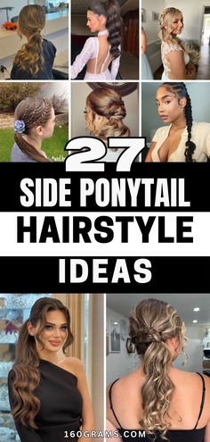 Save this pin for flirty and fun side ponytail inspiration! Elevate your hairstyle game with these creative ideas. #SidePonytail #HairstyleInspo #FashionBlog Side Ponytail Formal Hairstyles, Ponytail Inspiration, Side Braid Ponytail, Side Ponytail Hairstyles, Sleek Braided Ponytail, Ponytail Ideas, Voluminous Ponytail, Lace Braids, Hair Doctor