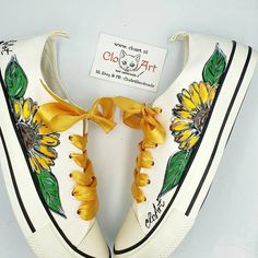 Sunflowers Tie Sneakers, Painted Sunflowers Shoes, Flowers Sneakers, White Tie Sneakers, Sunflowers Gift for Her, Custom Flowers Shoes, Art - Etsy White Round Toe Sneakers For Gift, White Low-top Sneakers As Gift, Casual Lace-up Sneakers As Gift, Hand Painted White Custom Sneakers For Summer, Hand Painted Yellow Casual Sneakers, Casual Hand Painted Yellow Sneakers, White Casual Custom Sneakers Gift, Casual White Custom Sneakers Gift, Casual White Custom Sneakers As Gift