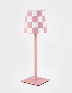 Checker Lamp. Touch Light With 3 Different Light Settings. Rechargeable With Usb. Led Bulb. Power Touch Button On Top, Charging Port Under The Lamp Shade. Charging Cord Included. 3.5'' X 3.5'' X 11". Metal. Imported. | Checker Led Lamp Preppy Room Stuff, Preppy Lamps, Preppy Lights, Preppy Lamp, Hope Scope, Cute Lamps, Preppy Decor, Flannel Sweatshirt, Graphic Trends