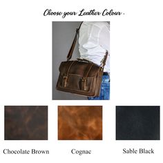 "leather messenger bag men Briefcase Satchel Book computer Laptop 13\" inches college shoulder bag gift for men office birthday Valentine gift husband anniversary gift We will make sure that the bag arrives as per the deadline given by you, even if its less than a week. With the bag made of leather guarantee of a lifetime, handcrafted with love, each full grain leather is handpicked by us ideal for men for work, university or business trips. The leather not only gets better with age but is also Leather Satchel With Laptop Sleeve As Gift, Classic Laptop Bag As Gift, Classic Waxed Finish Satchel As Gift, Classic Waxed Finish Satchel Gift, Men Briefcase, School Laptop, Men Office, Leather Messenger Bag Men, Office Birthday