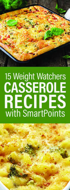 the casserole is ready to be eaten with smart points