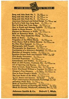 an old newspaper advertisement with the names of various authors and their stories on it's front page